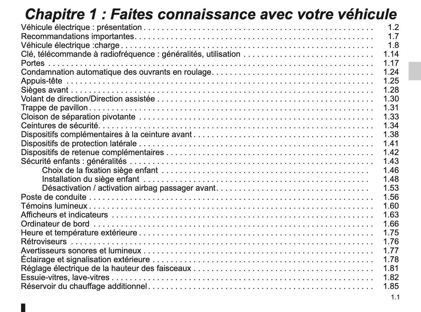 2011-2012 Renault Kangoo Z.E. Owner's Manual | French