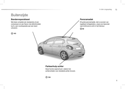 2012-2013 Peugeot 208 Gebruikershandleiding | Nederlands