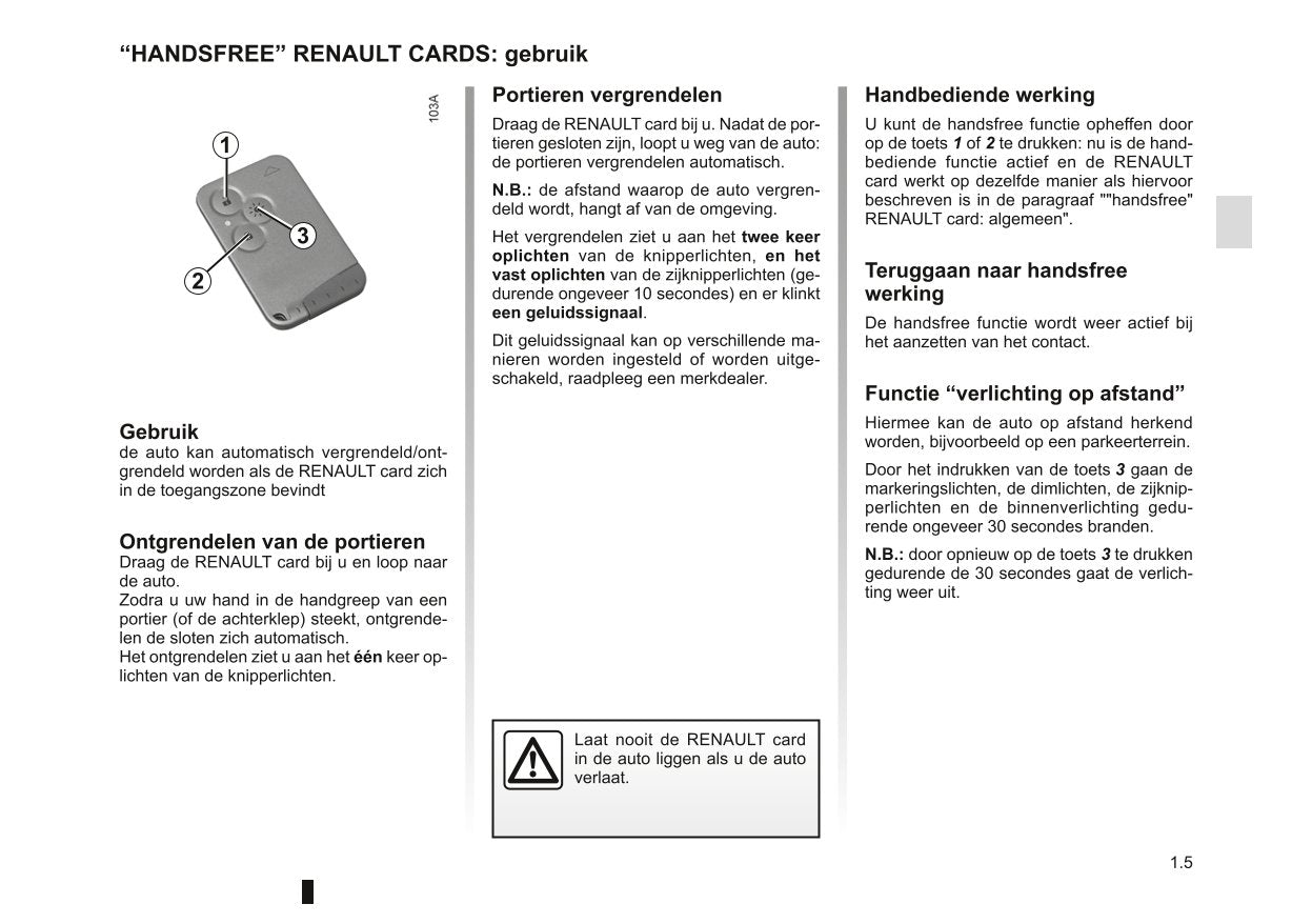 2011-2012 Renault Espace Gebruikershandleiding | Nederlands