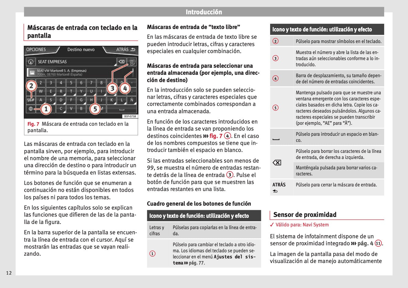 Seat Media System Plus Navi System Manual de Instrucciones 2015 - 2017