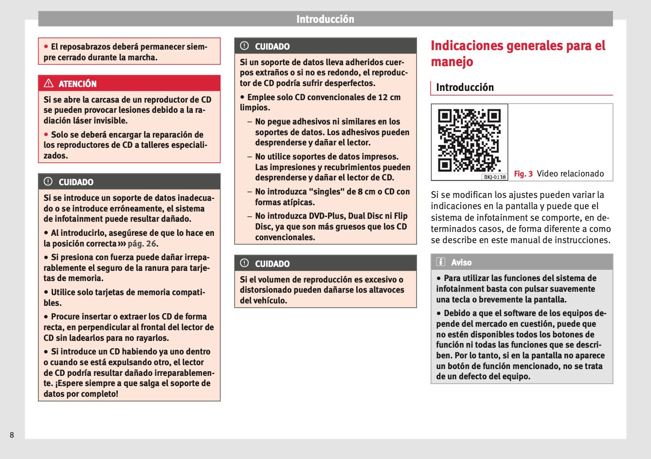 Seat Media System Plus Navi System Manual de Instrucciones 2015 - 2017