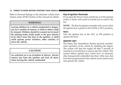 2006 Dodge Charger Owner's Manual | English