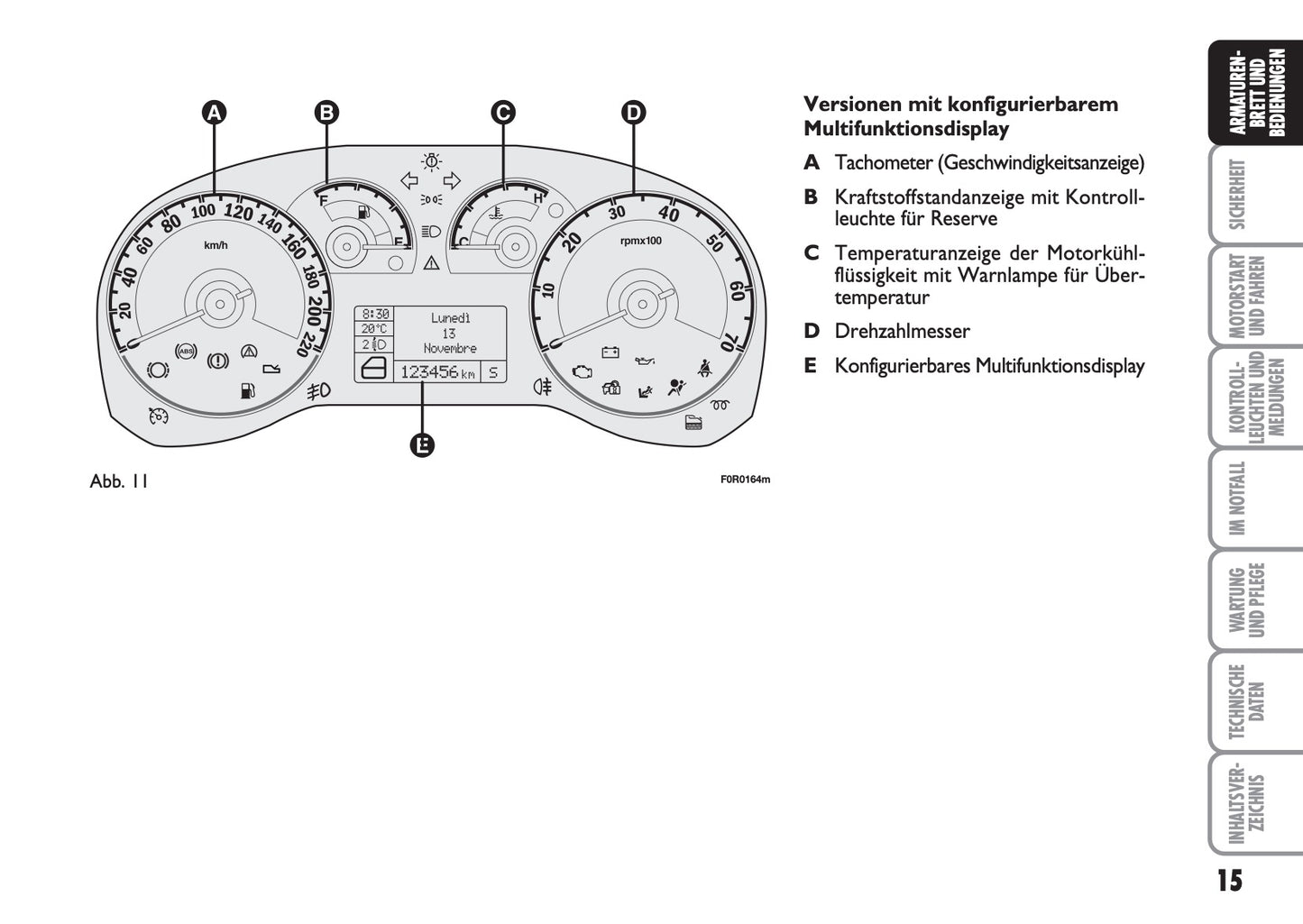 2013-2014 Fiat Linea Gebruikershandleiding | Duits