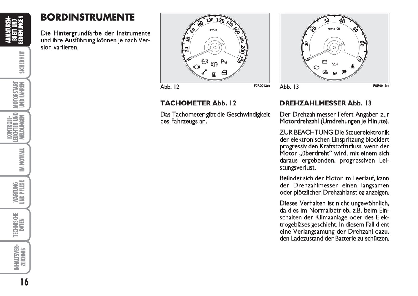 2013-2014 Fiat Linea Owner's Manual | German