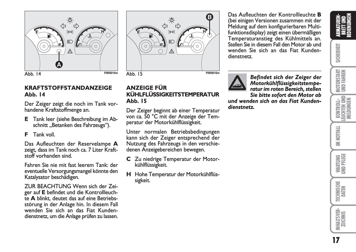 2013-2014 Fiat Linea Gebruikershandleiding | Duits