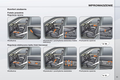 2011-2012 Peugeot 4007 Owner's Manual | Polish