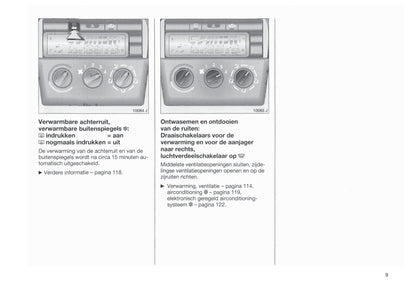 1999-2002 Opel Vectra Owner's Manual | Dutch