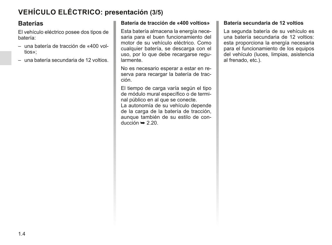 2022-2023 Renault Mégane Bedienungsanleitung | Spanisch