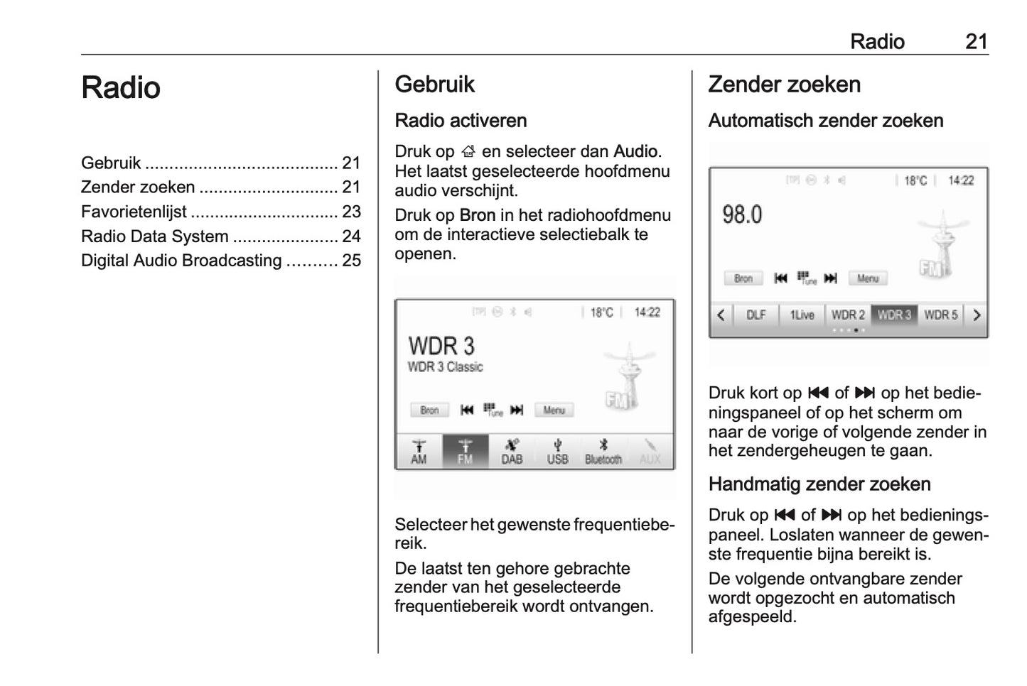 Opel Corsa Infotainment System Handleiding 2018 - 2019