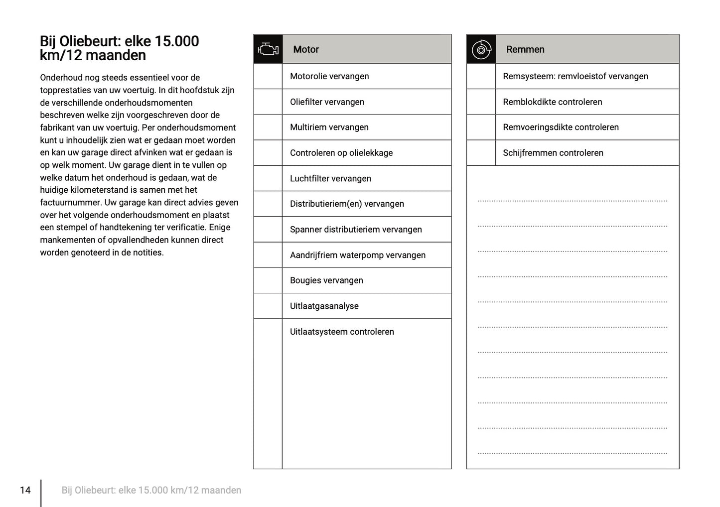 Onderhoudsboekje voor Volkswagen Golf 2020 - 2021