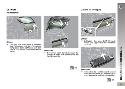 2012-2013 Peugeot 3008 HYbrid4 Owner's Manual | German