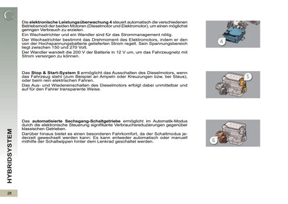 2012-2013 Peugeot 3008 HYbrid4 Gebruikershandleiding | Duits