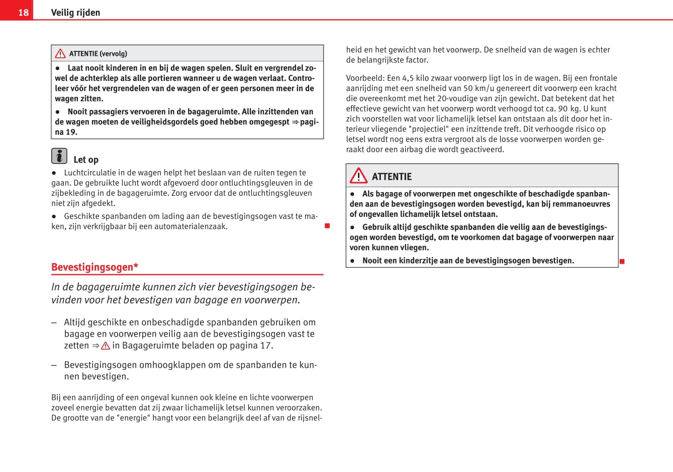 2014-2015 Seat Altea XL Owner's Manual | Dutch