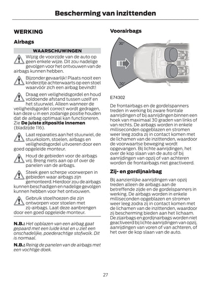 2011-2012 Ford C-Max/Grand-C-Max Owner's Manual | Dutch