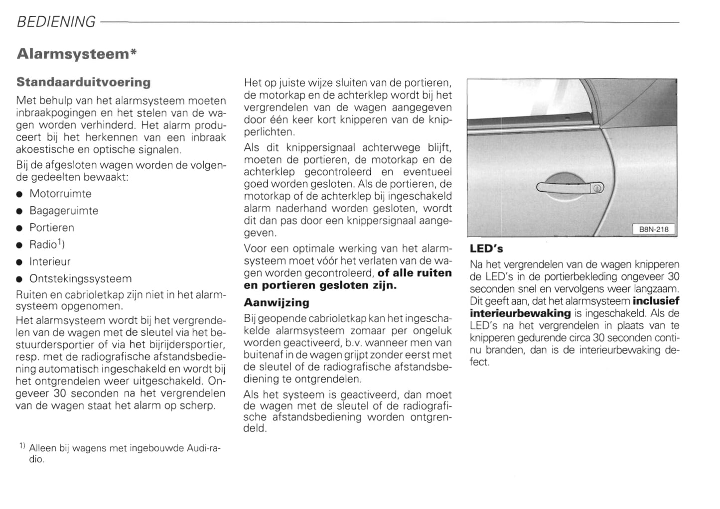 1999-2006 Audi TT Gebruikershandleiding | Nederlands