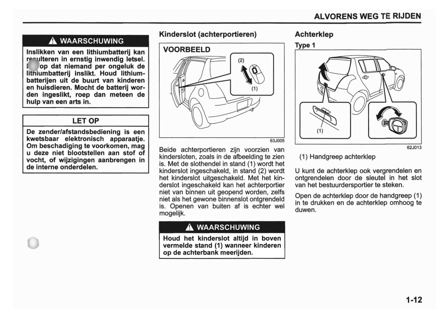 2005-2009 Suzuki Swift Owner's Manual | Dutch