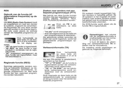 2007-2008 Peugeot 107 Gebruikershandleiding | Nederlands