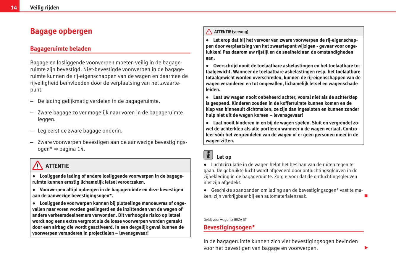 2012-2015 Seat Ibiza Bedienungsanleitung | Niederländisch