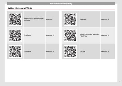 Seat Media System Plus, Navi System & Navi System Plus Instrukcja obsługi