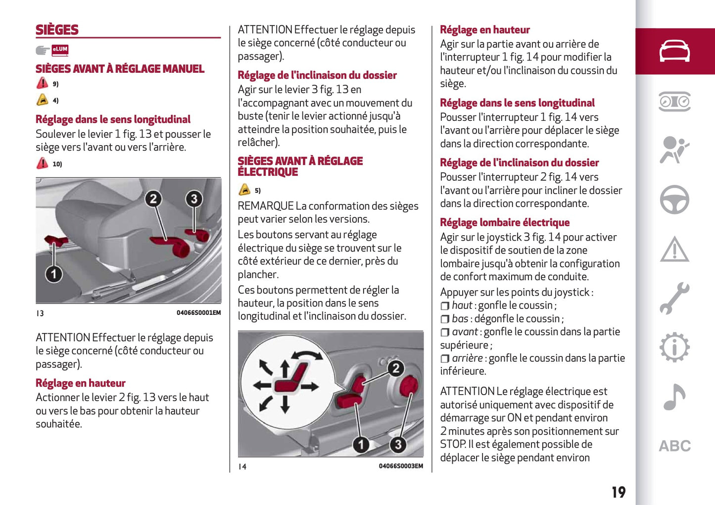 2018-2019 Alfa Romeo Giulia Owner's Manual | French