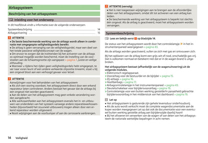 2010-2015 Skoda Fabia Manuel du propriétaire | Néerlandais