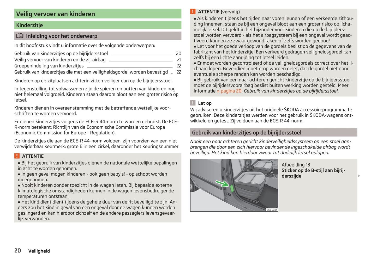 2014-2015 Skoda Fabia Owner's Manual | Dutch