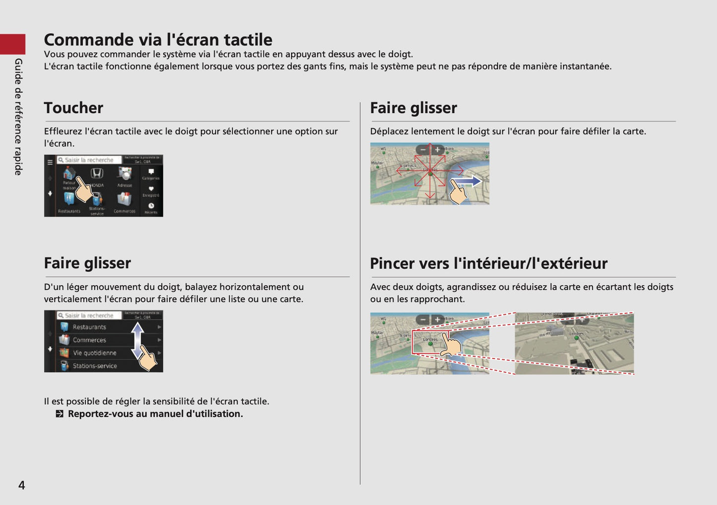 Honda CR-V Navi Guide d'utilisation 2018 - 2019