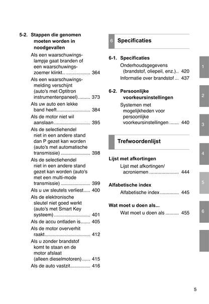 2007-2010 Toyota Corolla Owner's Manual | Dutch