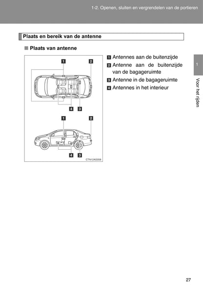 2007-2009 Toyota Corolla Gebruikershandleiding | Nederlands