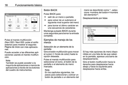 Opel Cascada Manual de infoentretenimiento 2013 - 2018