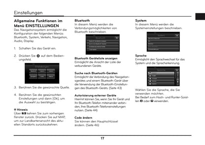 Kia Ceed Navigationssystem Bedienungsanleitung 2012 - 2015