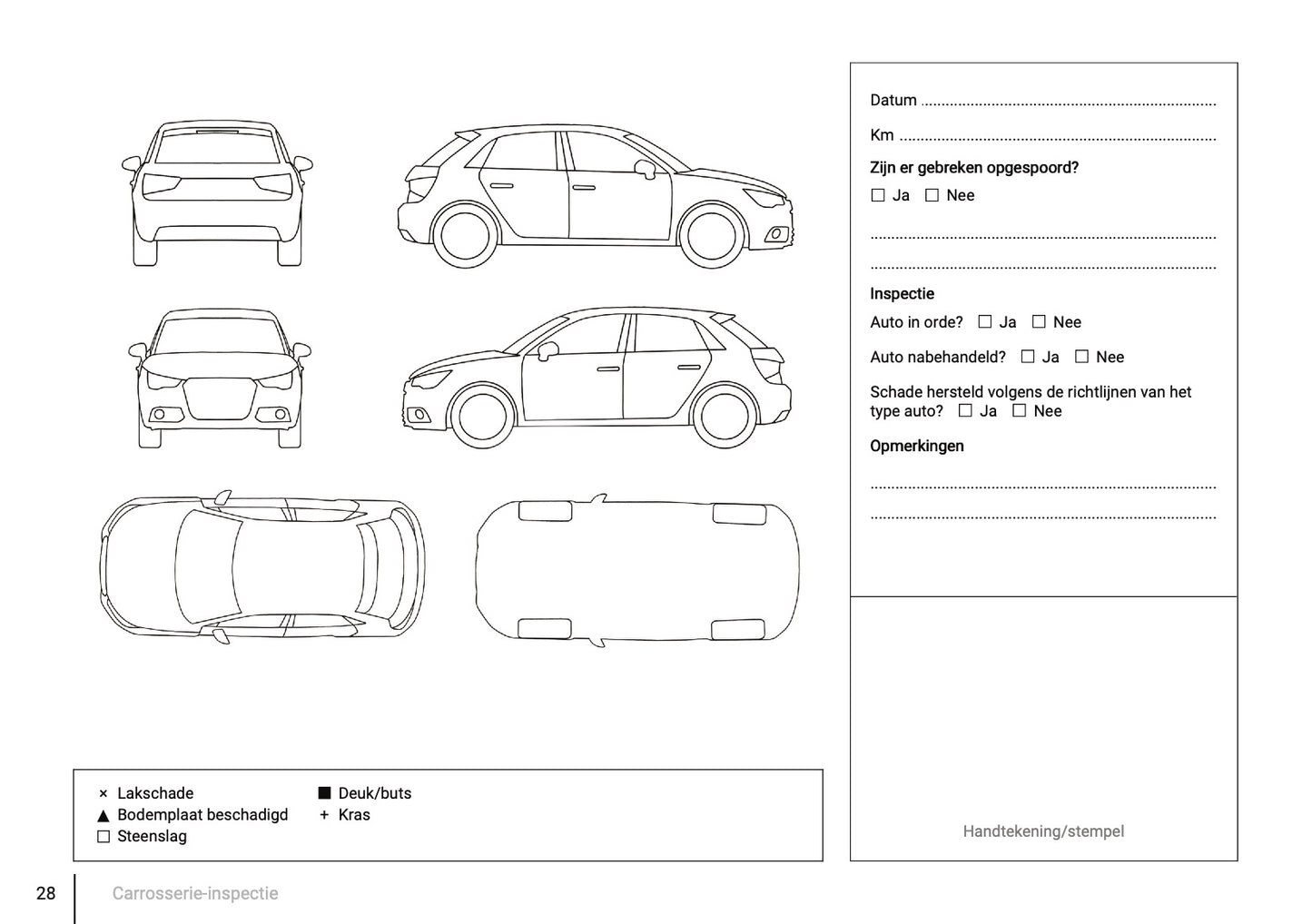 Onderhoudsboekje voor Renault Modus 2004 - 2012