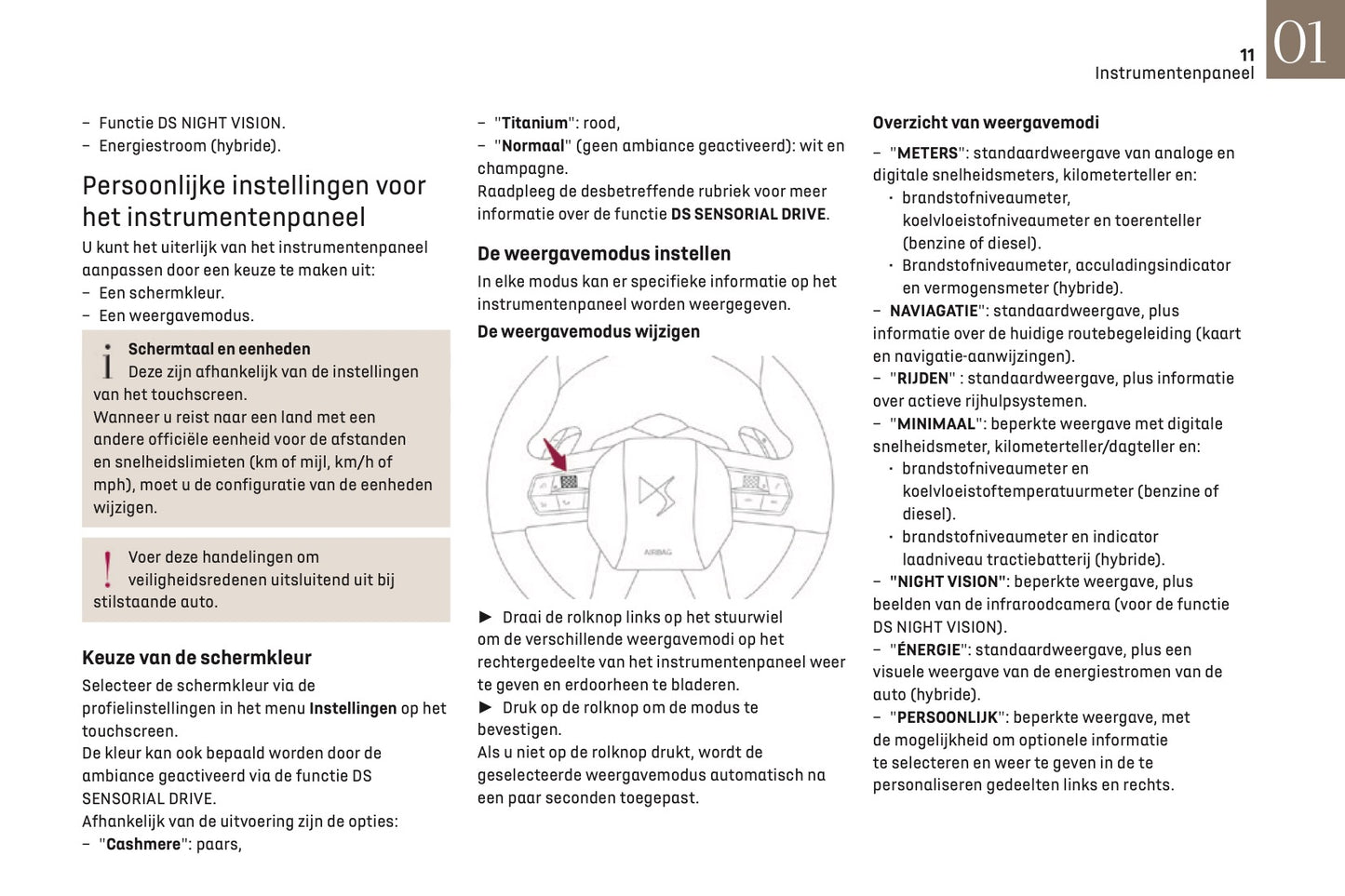 2019-2020 DS DS 7 Crossback Gebruikershandleiding | Nederlands