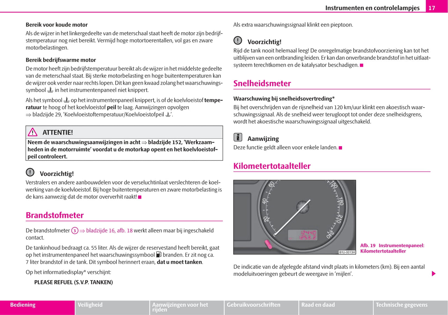 1997-2004 Skoda Octavia Bedienungsanleitung | Niederländisch