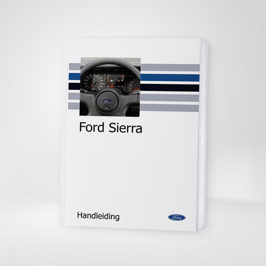 1990-1993 Ford Sierra Gebruikershandleiding | Nederlands