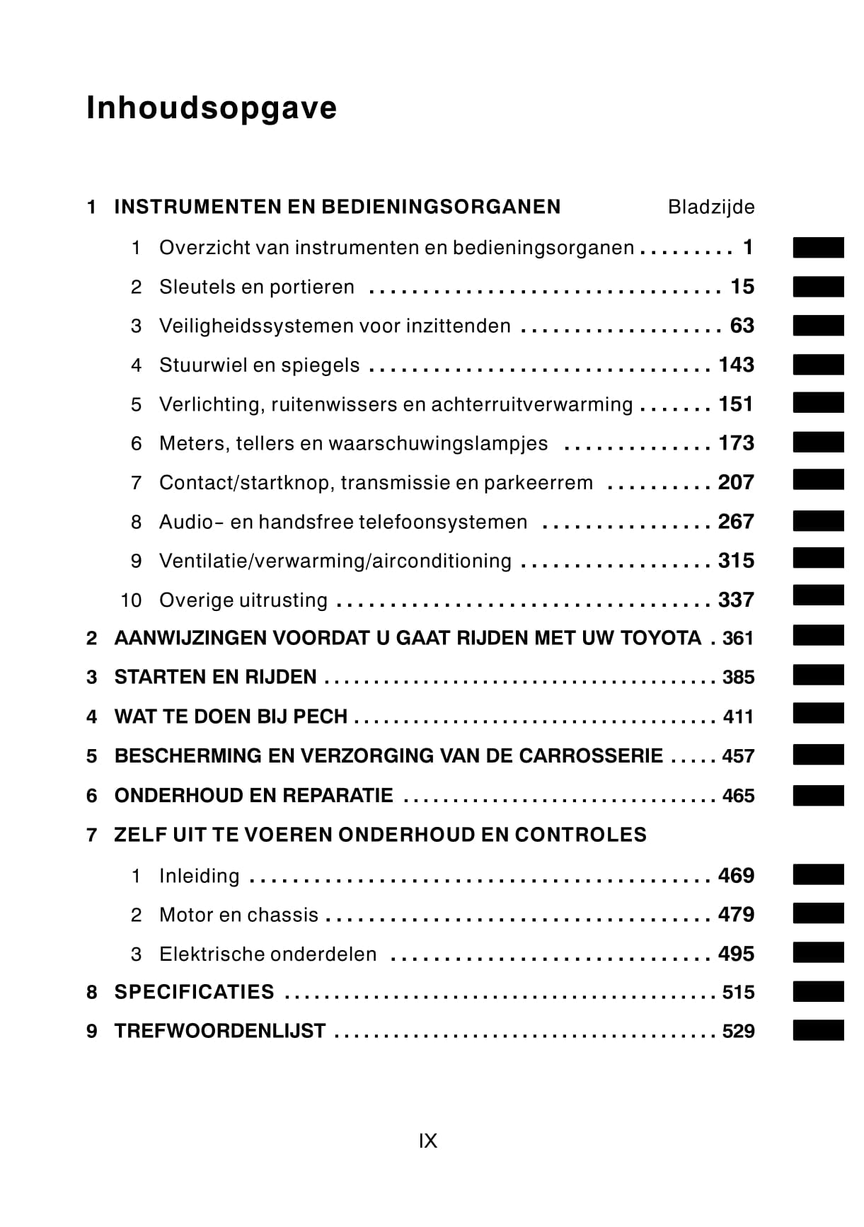 2009-2010 Toyota RAV4 Owner's Manual | Dutch