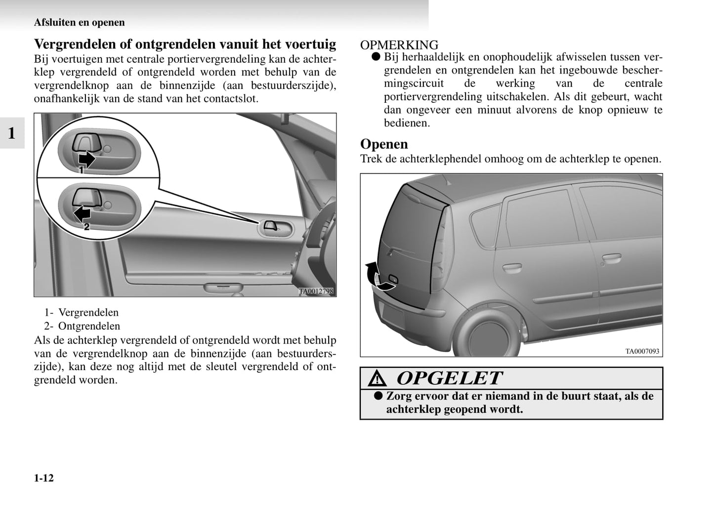 2004-2008 Mitsubishi Colt Gebruikershandleiding | Nederlands