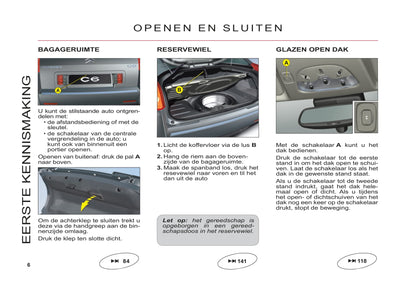 2011-2012 Citroën C6 Owner's Manual | Dutch