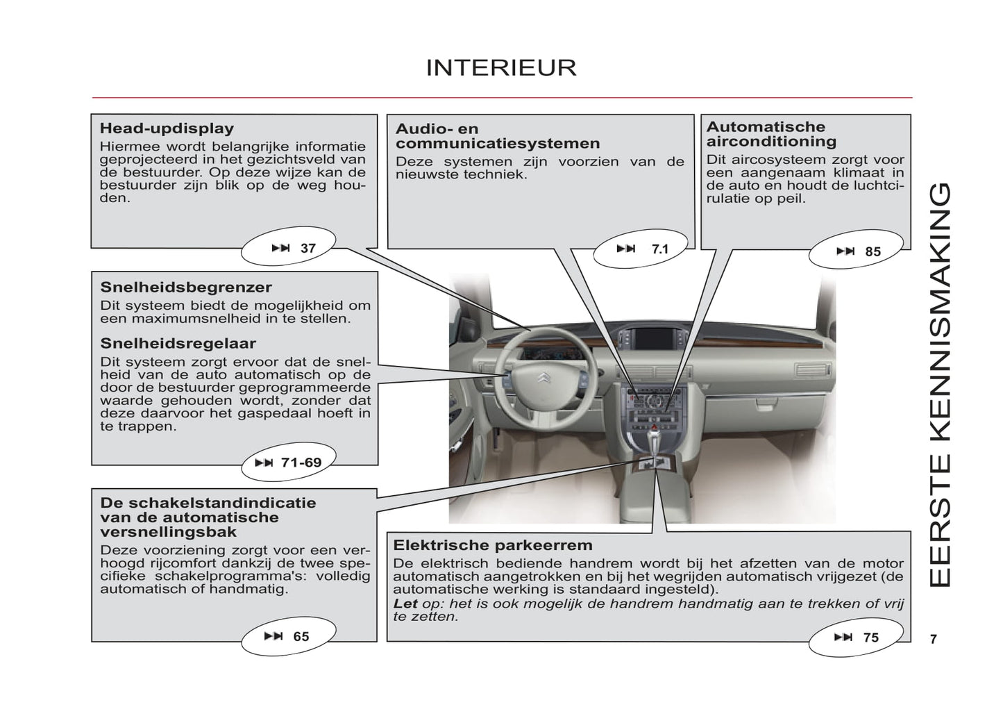 2011-2012 Citroën C6 Owner's Manual | Dutch