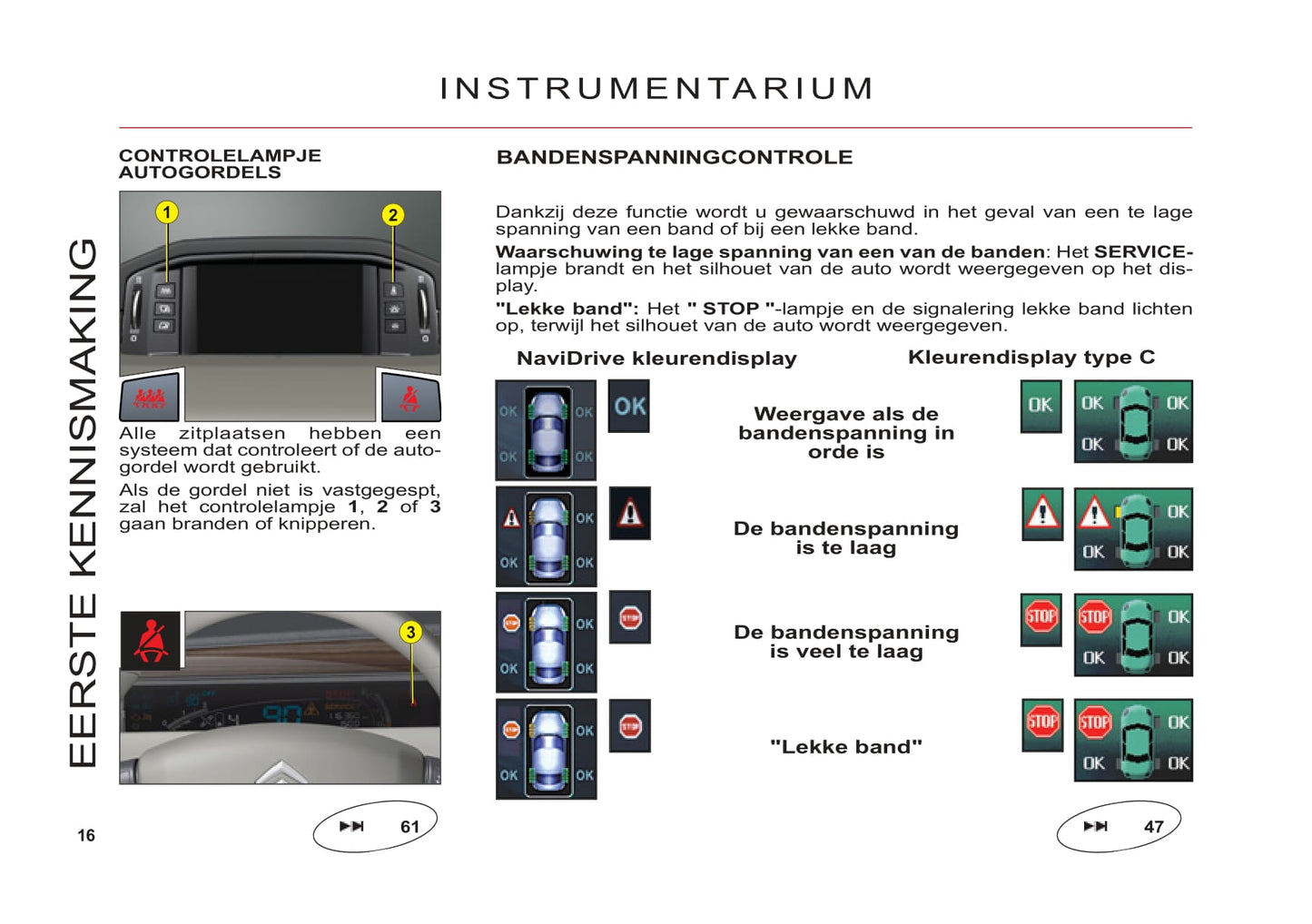 2011-2012 Citroën C6 Owner's Manual | Dutch