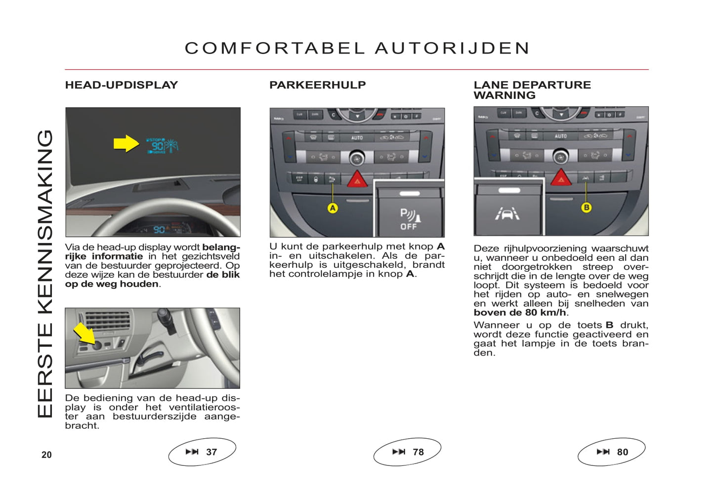 2011-2012 Citroën C6 Owner's Manual | Dutch