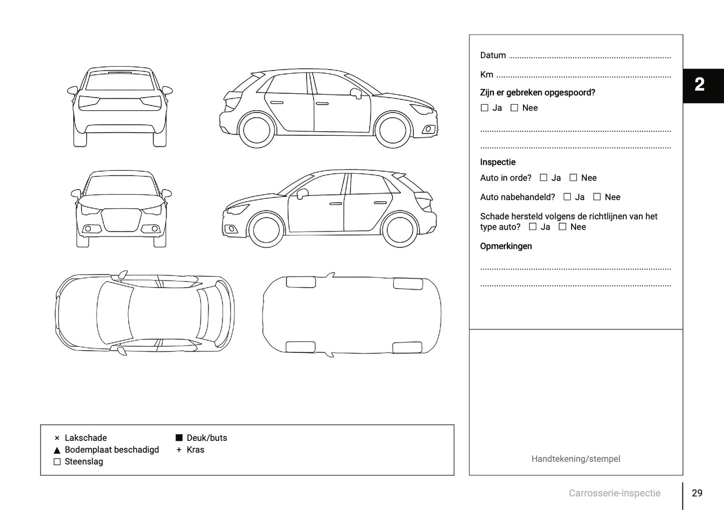 Onderhoudsboekje voor Mercedes-Benz CLC 2008 - 2011