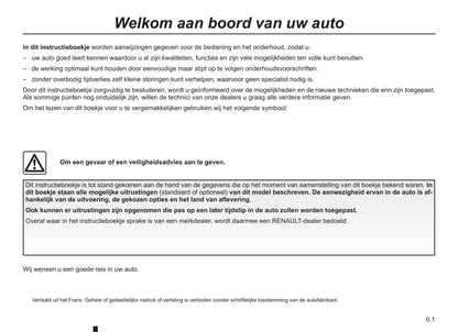 2003-2004 Renault Kangoo Gebruikershandleiding | Nederlands