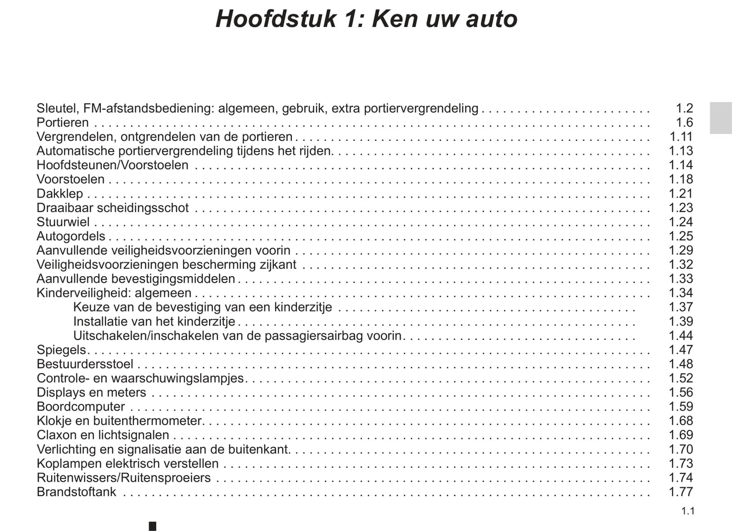 2003-2008 Renault Kangoo Gebruikershandleiding | Nederlands
