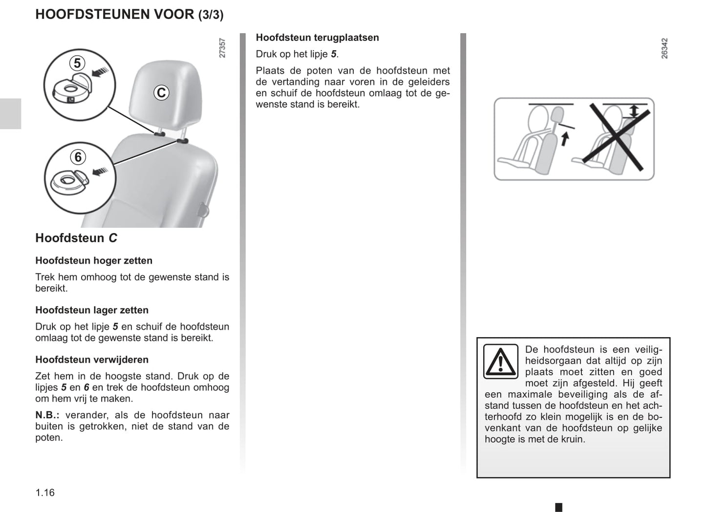 2003-2004 Renault Kangoo Owner's Manual | Dutch