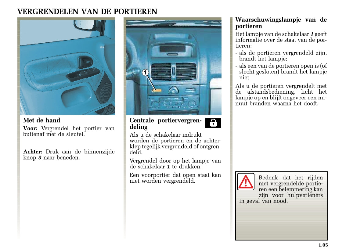 2002-2003 Renault Clio Gebruikershandleiding | Nederlands