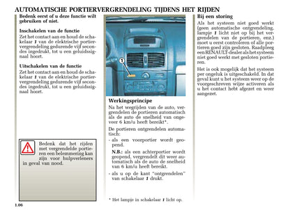 2002-2003 Renault Clio Gebruikershandleiding | Nederlands