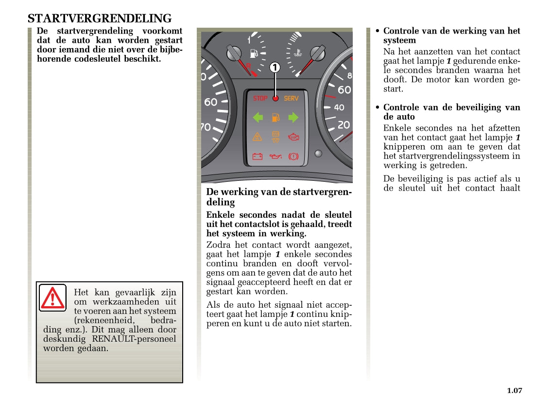 2002-2003 Renault Clio Owner's Manual | Dutch