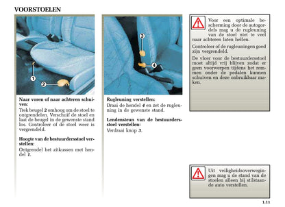 2002-2003 Renault Clio Gebruikershandleiding | Nederlands