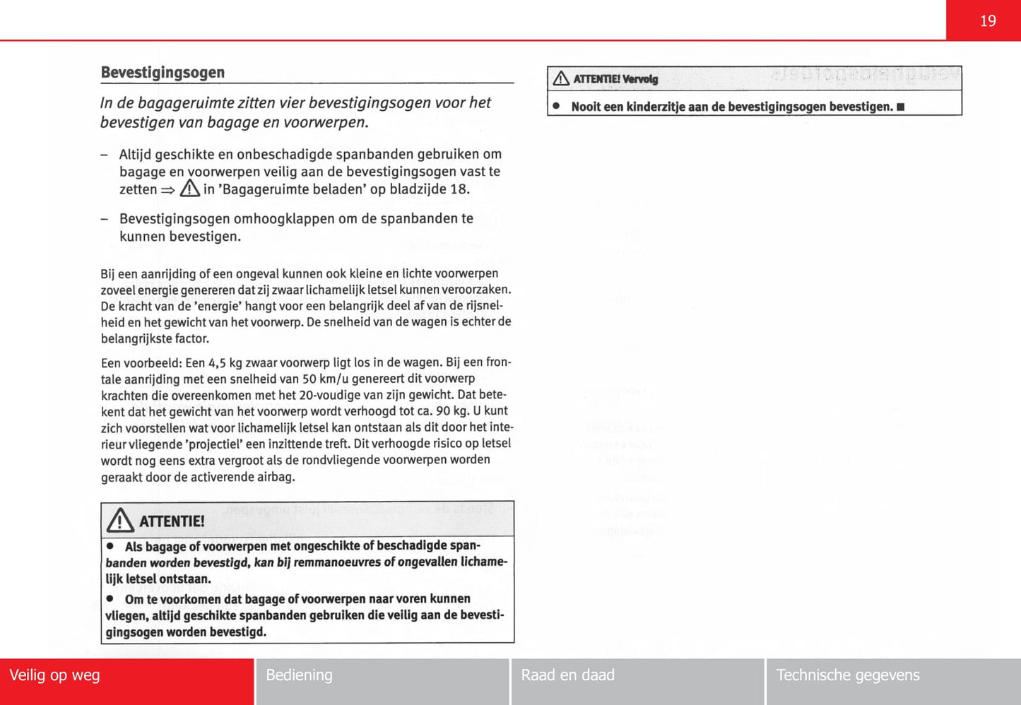 2004-2009 Seat Altea Gebruikershandleiding | Nederlands